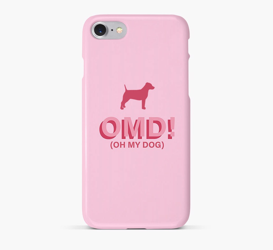 'Oh My Dog!' Phone Case with {breedFullName} Silhouetted