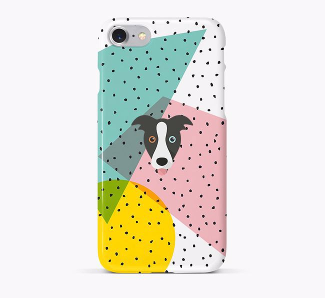 'Geometric' Phone Case with {breedFullName} Icon