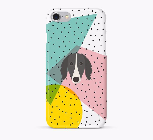 'Geometric' Phone Case with {breedFullName} Icon