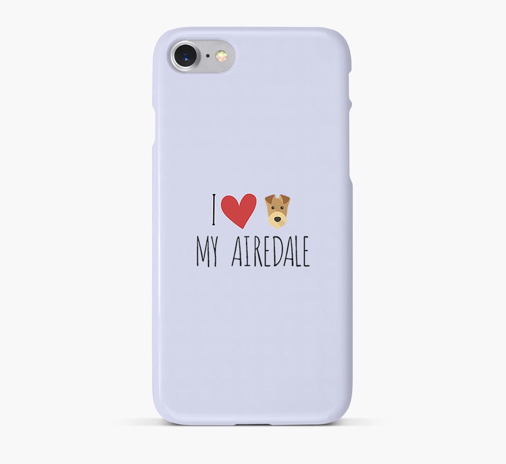 ' I Love my {breedShortName}' Phone Case with {breedFullName} Icon
