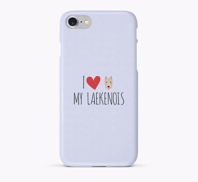 'I Love my {breedShortName}' Phone Case with {breedFullName} Icon