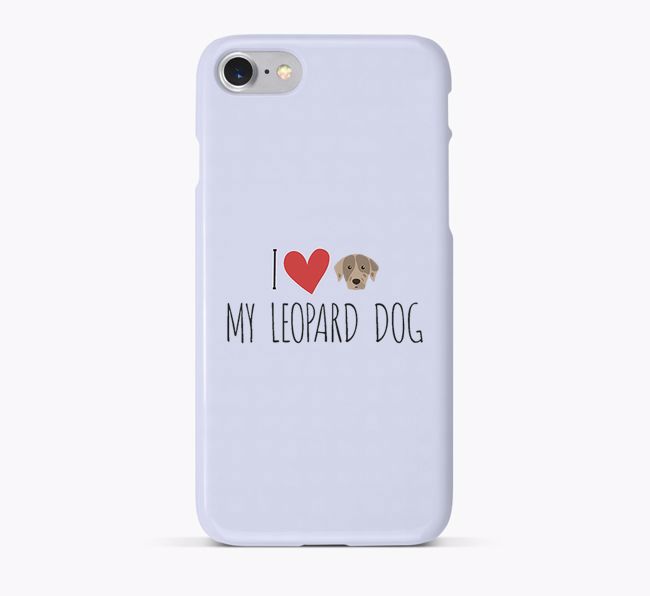 'I Love my {breedShortName}' Phone Case with {breedFullName} Icon