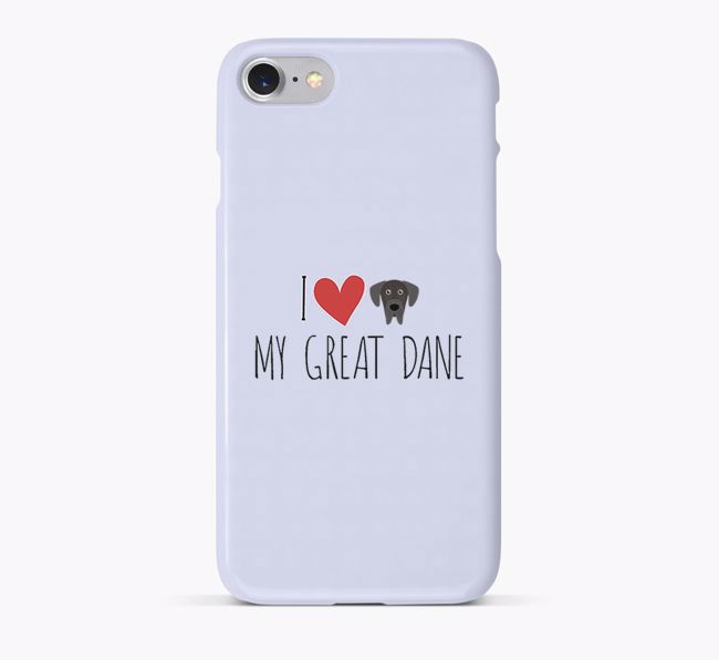 'I Love my {breedShortName}' Phone Case with {breedFullName} Icon