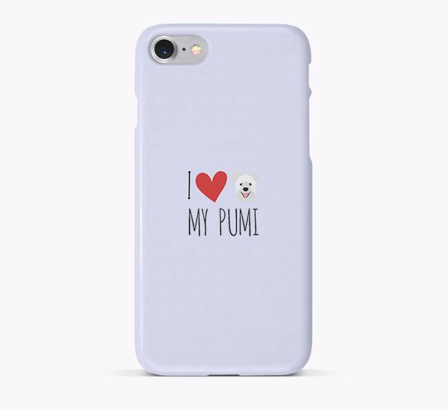 'I Love my {breedShortName}' Phone Case with {breedFullName} Icon