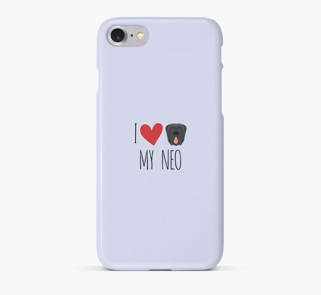 ' I Love my {breedShortName}' Phone Case with {breedFullName} Icon