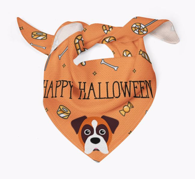 'Happy Halloween' Bandana for your {breedFullName}