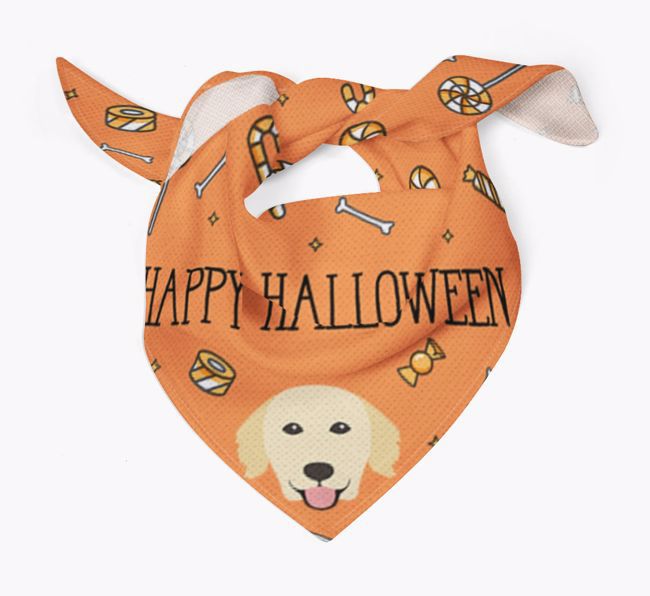 'Happy Halloween' Bandana for your {breedFullName}