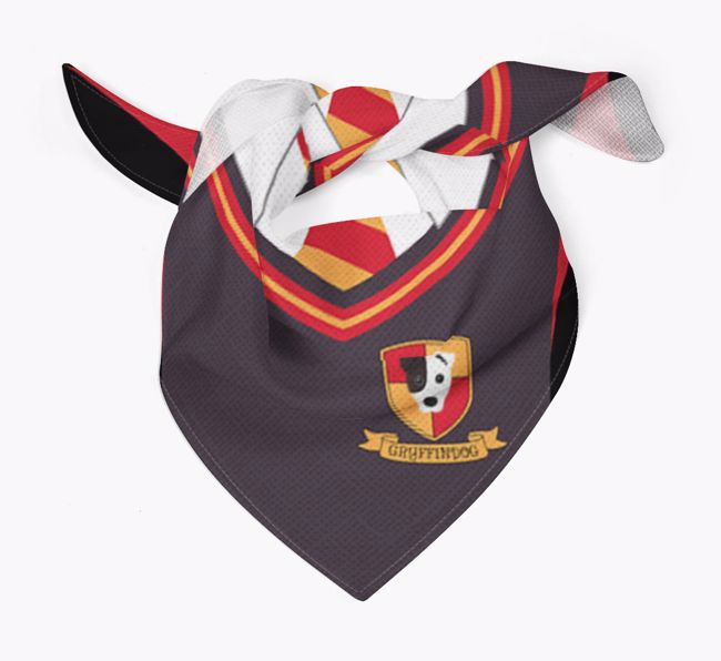 Dogwarts: Personalised {breedFullName} Bandana