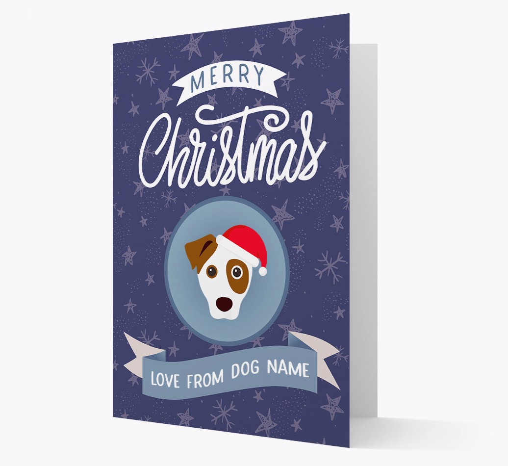 Merry Christmas: Personalized {breedFullName} Card- Front