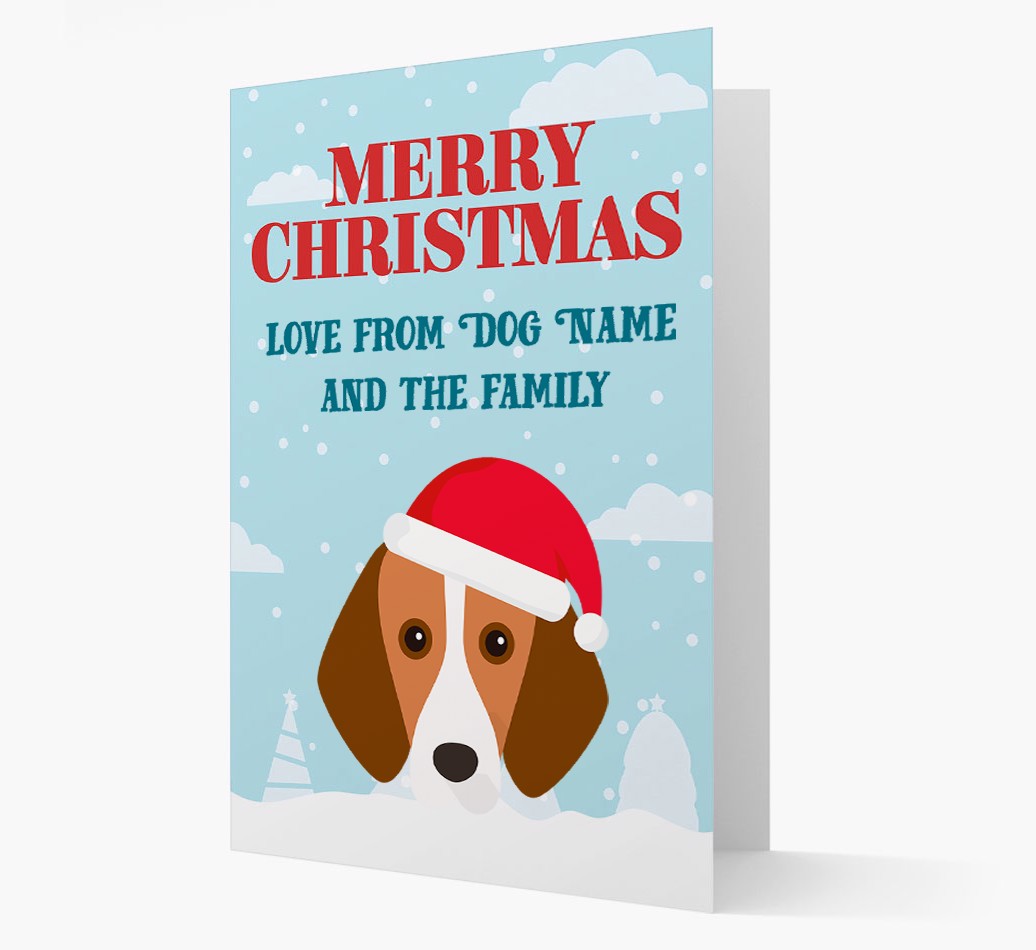 Love from the Family: Personalised {breedFullName} Card - front