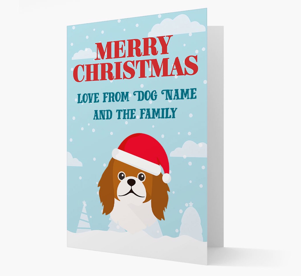 Love from the Family: Personalised {breedFullName} Card - front