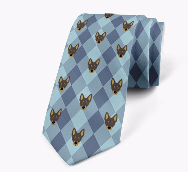 Plaid Design: Personalised {breedFullName} Neck Tie