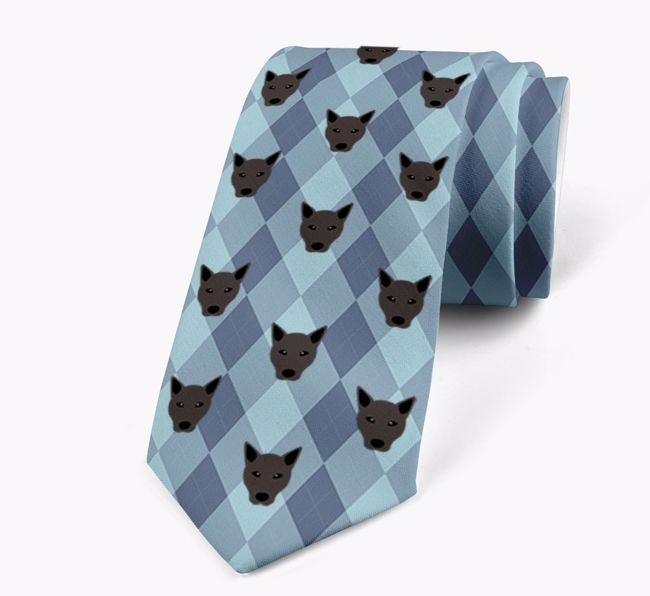 Plaid Design: Personalised {breedFullName} Neck Tie