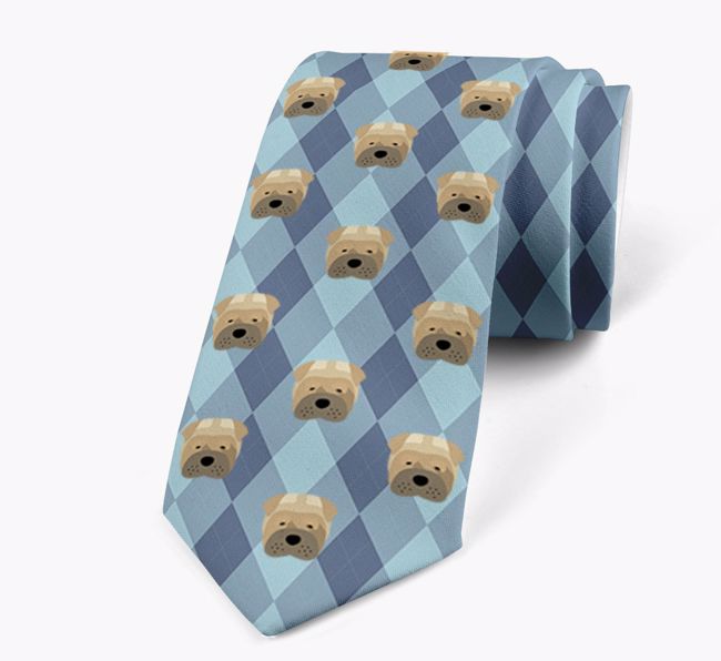 Plaid Design: Personalised {breedFullName} Neck Tie