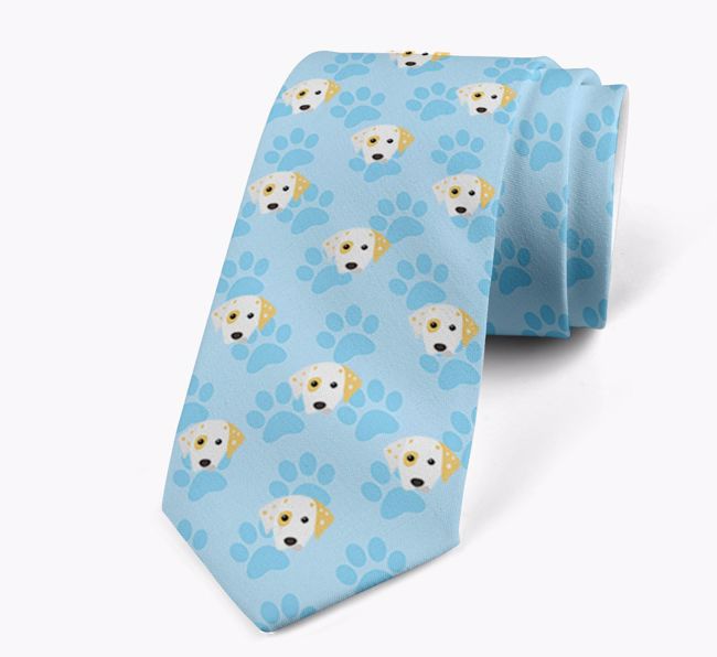 Paw Print Design: Personalised {breedFullName} Neck Tie