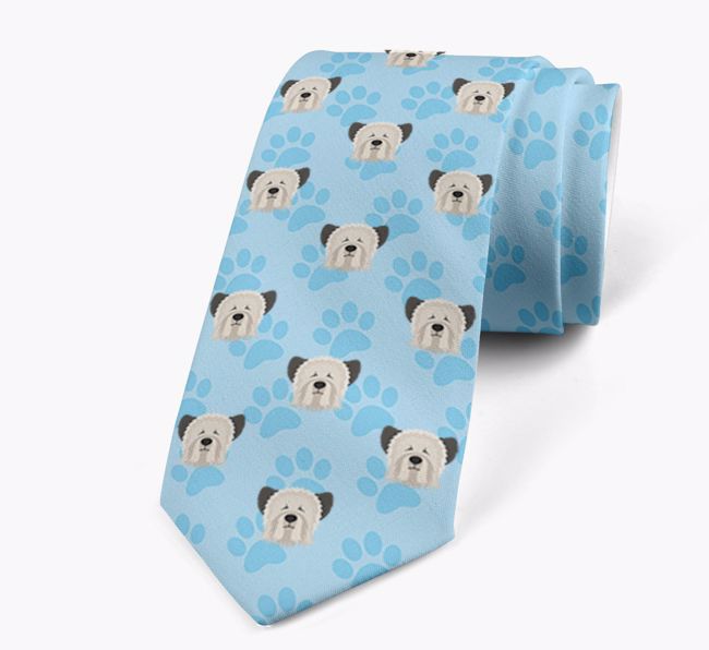 Paw Print Design: Personalised {breedFullName} Neck Tie