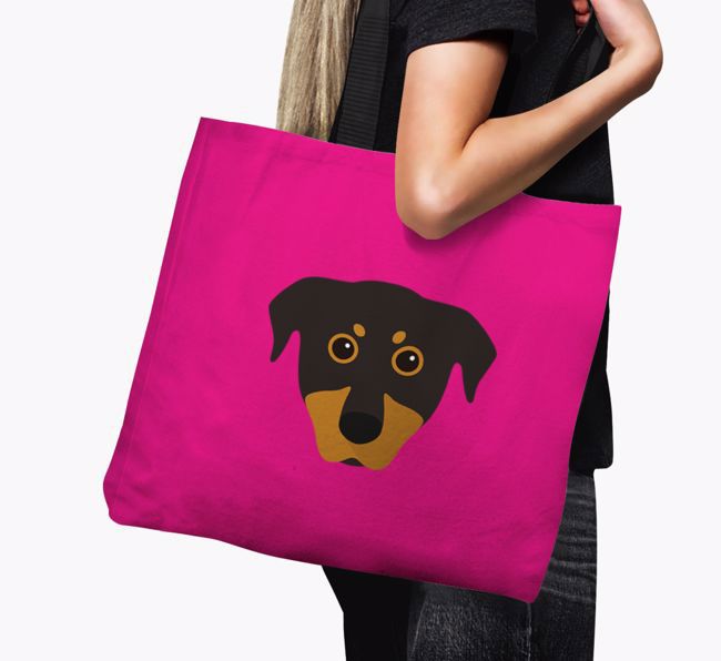 Dog Icon Canvas Bag