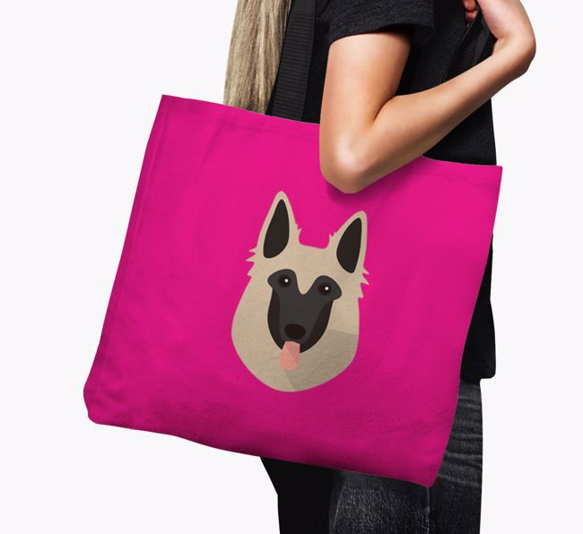 Dog Icon Canvas Bag