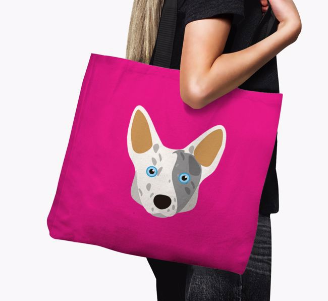 Dog Icon Canvas Bag