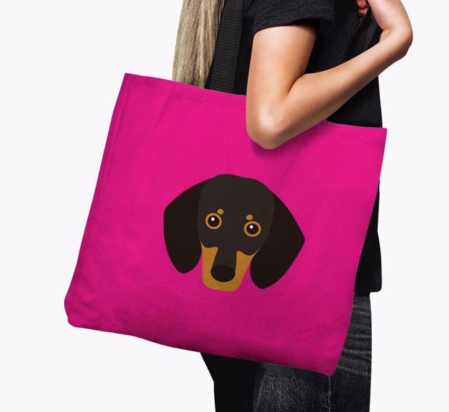 Dog Icon Canvas Bag