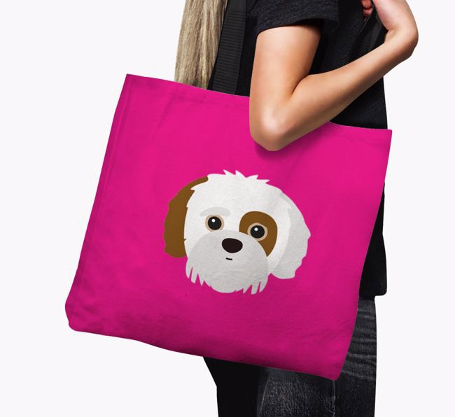 Dog Icon Canvas Bag