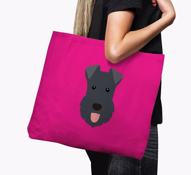 Dog Icon Canvas Bag