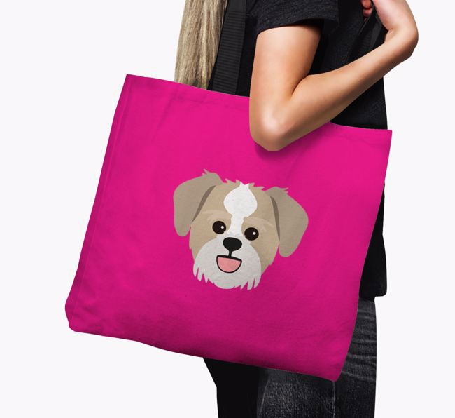 Dog Icon Canvas Bag