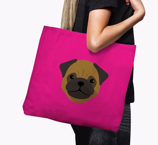 Dog Icon Canvas Bag