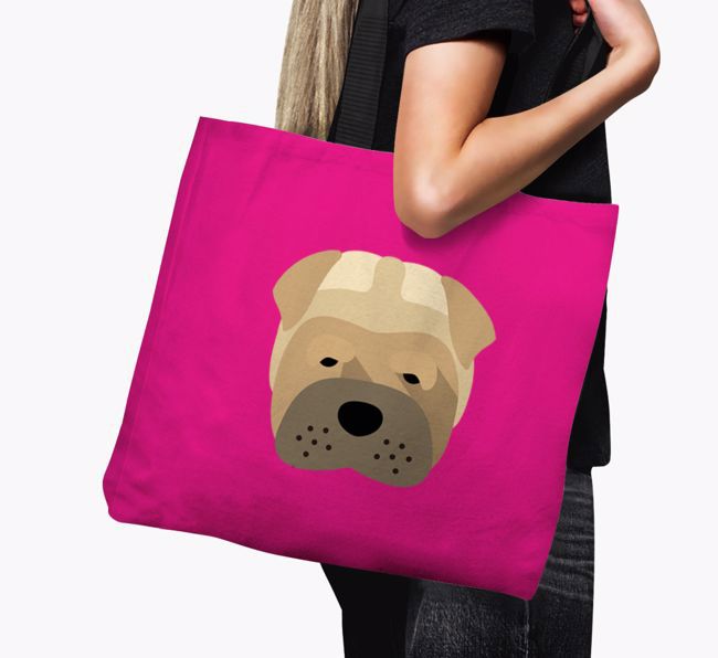 Dog Icon Canvas Bag