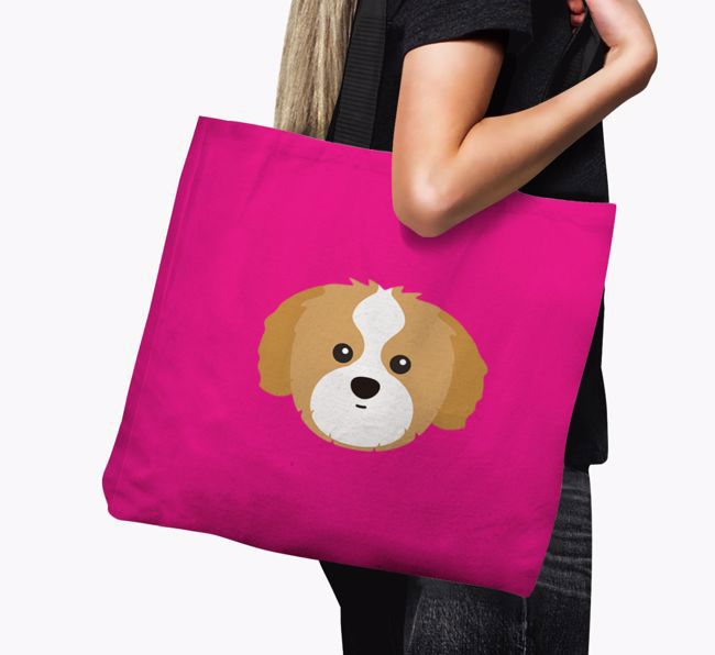 Dog Icon Canvas Bag