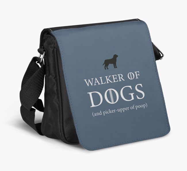 Shoulder Bag 'Walker of Dogs' with {breedFullName} Silhouette