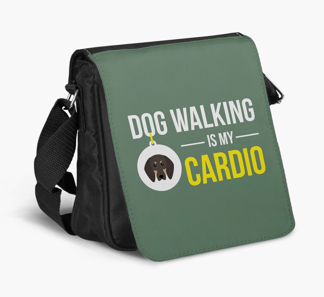 Dog Walking Is My Cardio : Personalised {breedFullName} Walking Bag  - hung