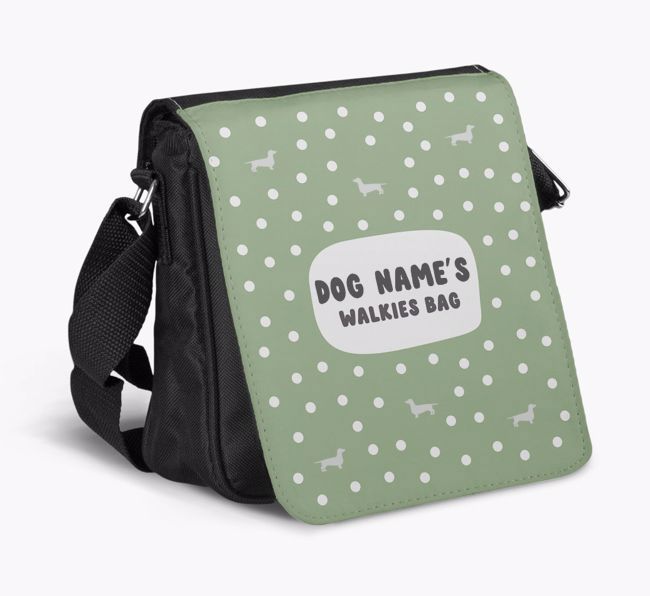 Bone Pattern Dog Treat Bag' - Personalised Dog Walking Bag