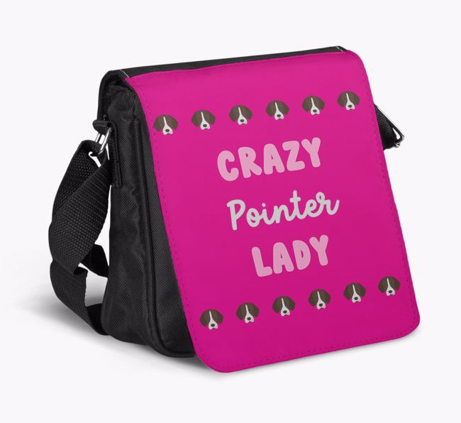 Crazy {breedShortName} Lady : Personalized {breedFullName} Walking Bag