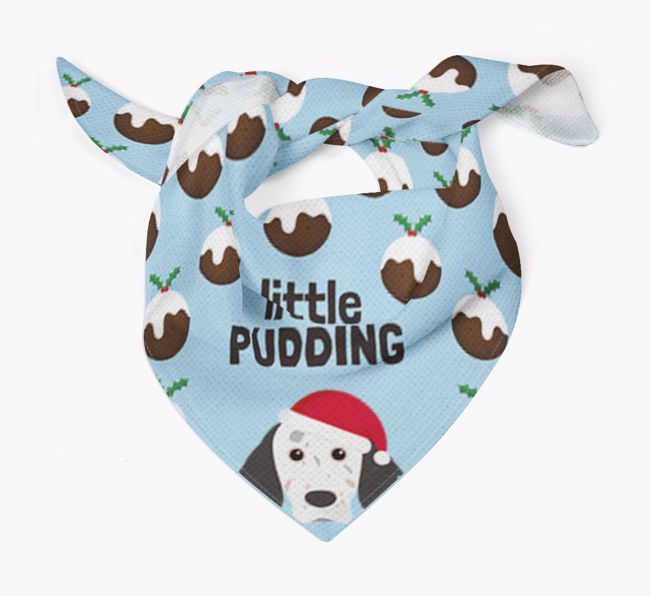 Little Pudding : Personalized {breedFullName} Christmas Bandana