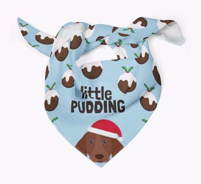 Little Pudding : Personalised {breedFullName} Christmas Bandana