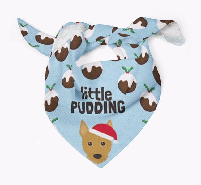 Little Pudding : Personalised {breedFullName} Christmas Bandana