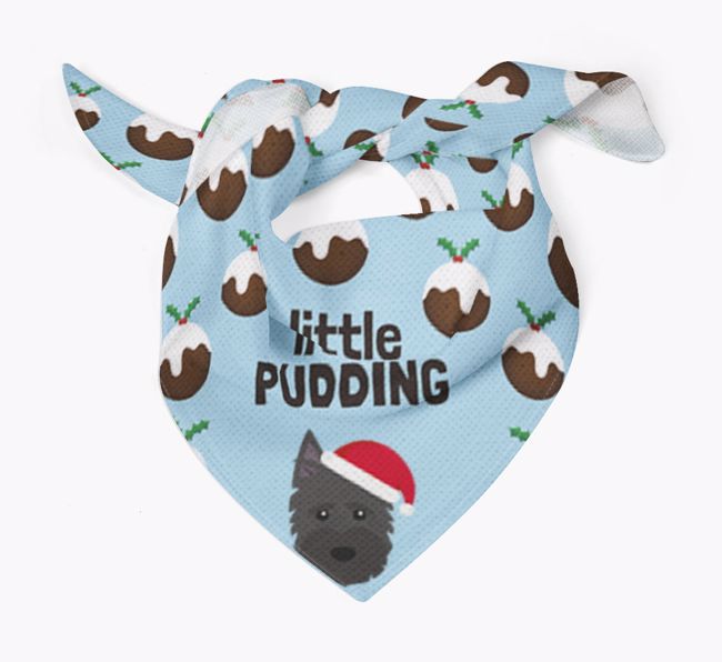 Little Pudding : Personalised {breedFullName} Christmas Bandana