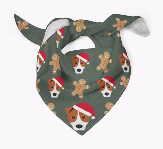 Gingerbread : Personalised {breedFullName} Christmas Bandana