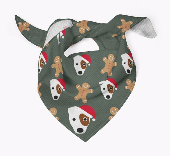 Gingerbread : Personalized {breedFullName} Christmas Bandana