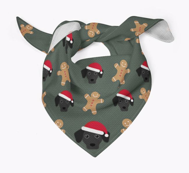 Gingerbread : Personalized {breedFullName} Christmas Bandana