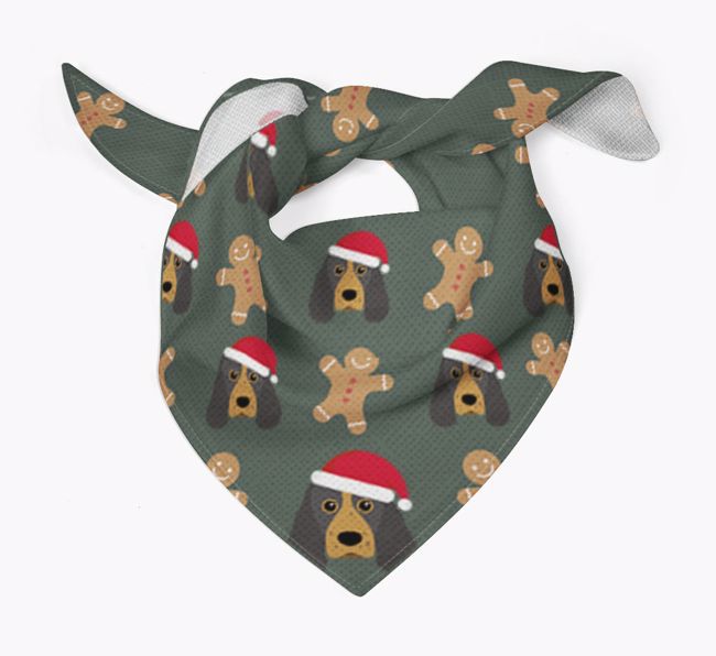 Gingerbread : Personalized {breedFullName} Christmas Bandana