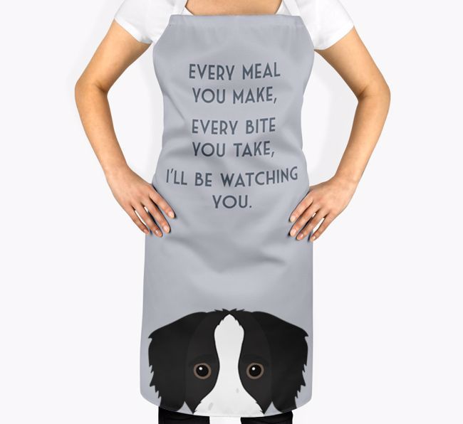 I'll Be Watching You: Personalised {breedFullName} Apron