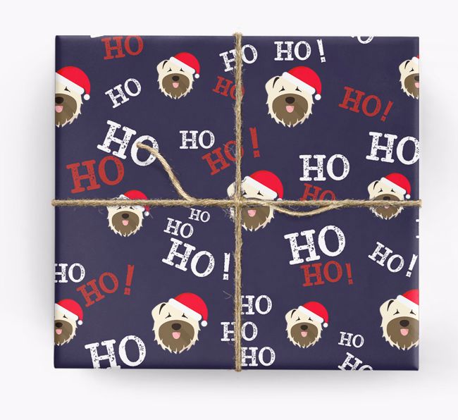 Ho! Ho! Ho!: Personalised {breedFullName} Wrapping Paper