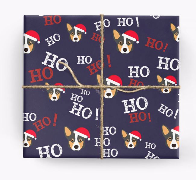 Ho! Ho! Ho!: Personalised {breedFullName} Wrapping Paper