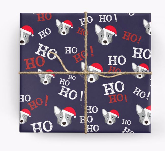 Ho! Ho! Ho!: Personalized {breedFullName} Wrapping Paper