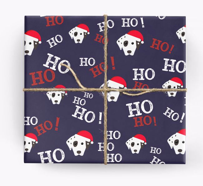 Ho! Ho! Ho!: Personalized {breedFullName} Wrapping Paper