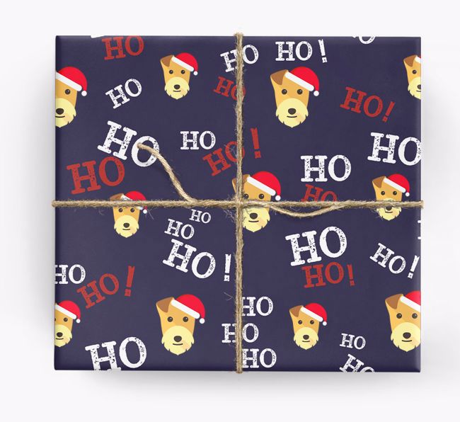 Ho! Ho! Ho!: Personalized {breedFullName} Wrapping Paper