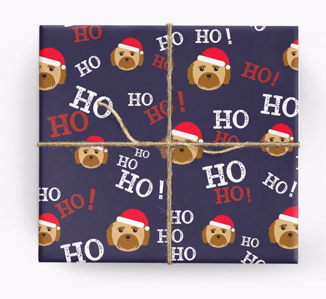 Ho! Ho! Ho!: Personalised {breedFullName} Wrapping Paper