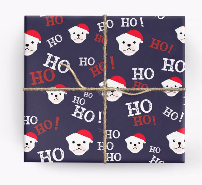 Ho! Ho! Ho!: Personalized {breedFullName} Wrapping Paper